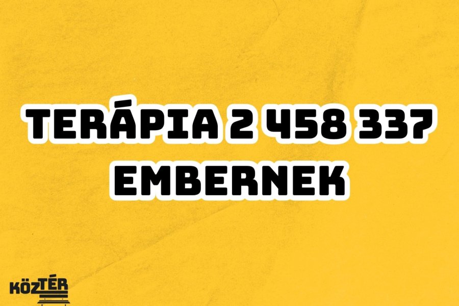Terápia 2 458 337 embernek